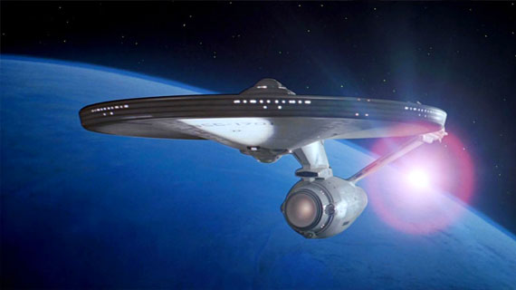 For the first time, we're able to ascertain the actual size of theEnterprise.